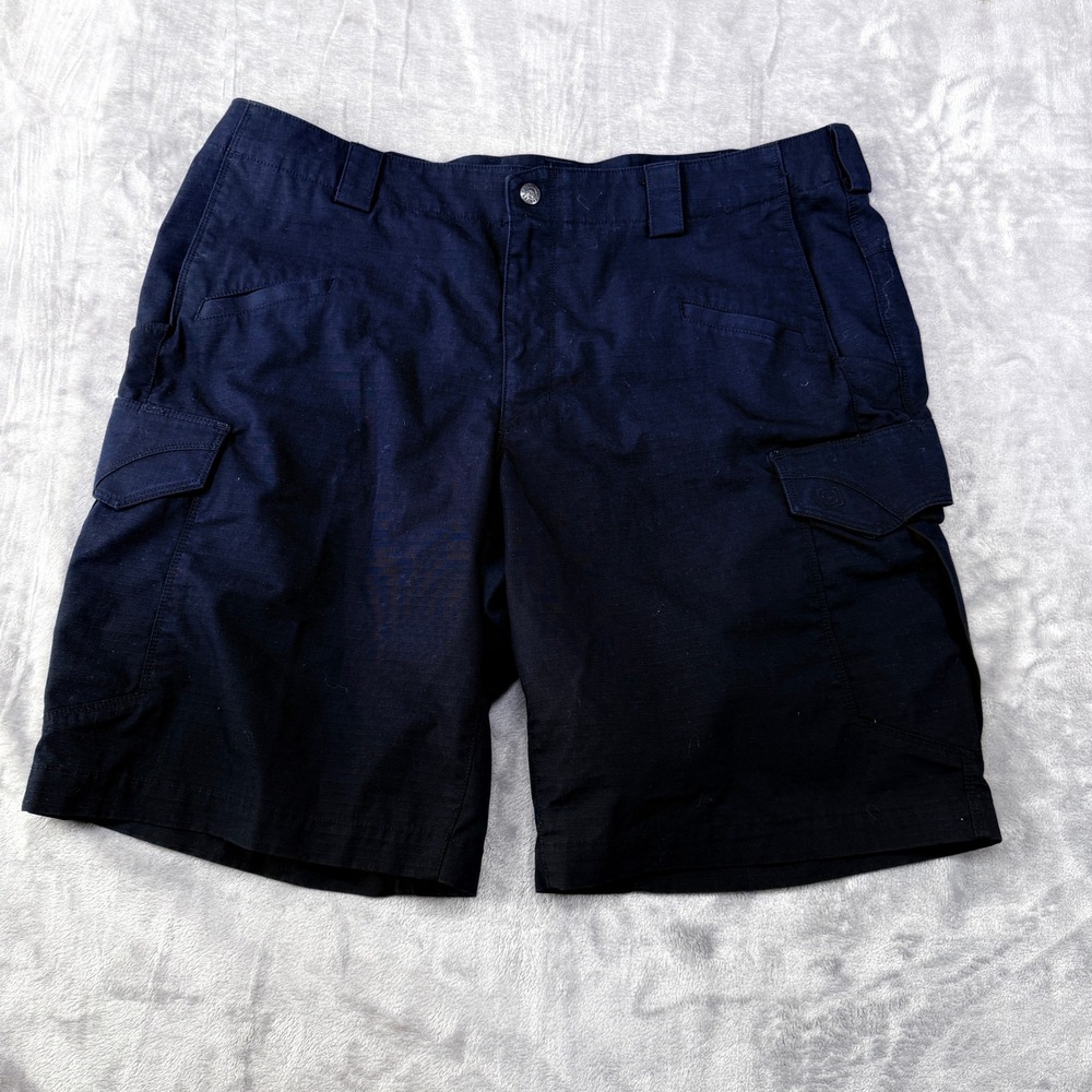 5.11 Tactical Ripstop Cargo Shorts Mens Size 38 Navy Blue Outdoor Workwear